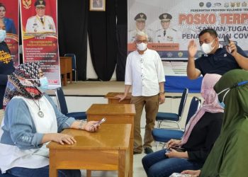 Pemprov Sultra Gelar Vaksinasi Merdeka dan Salurkan Paket Bahan Pokok saat HUT ke-76 RI