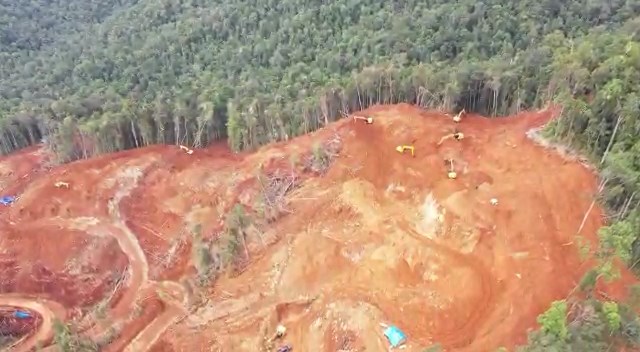 Aktivitas Penambangan di Lahan Koridor Desa Marombo Konut Diadukan di Polda Sultra