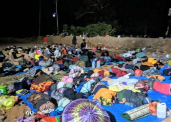 Janji Tak Kunjung Dipenuhi, Warga Konsel Memilih Bermalam di Lokasi PT GMS