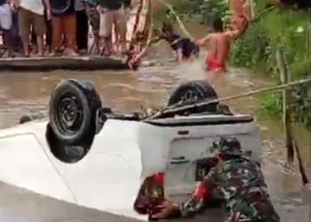 Tiga Korban Mobil Tenggelam di Sungai Konaweha Ditemukan Meninggal Dunia