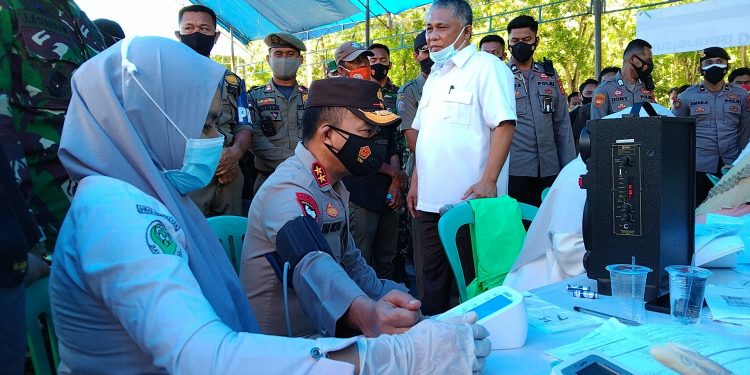Peserta Vaksinasi Berhadiah di Konawe Abaikan Prokes Covid-19