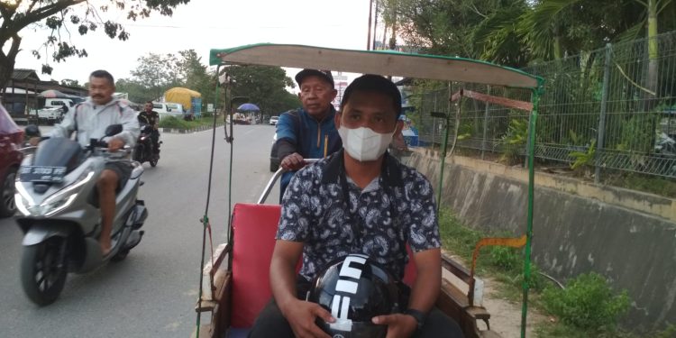 Cerita Tukang Becak Terdampak Pandemi COVID-19 di Kendari