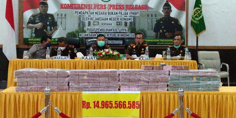 Kejaksaan Beberkan Hasil Lelang Barang Rampasan Tiga Korporasi Penambang Ilegal