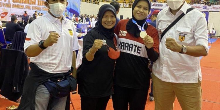 Atlet Sultra Berhasil Raih Perak di Kejurnas Karate 2021