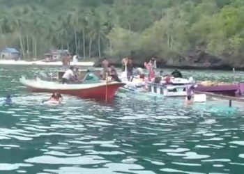 KM Repli Jaya Tenggelam di Perairan Pulau Hari