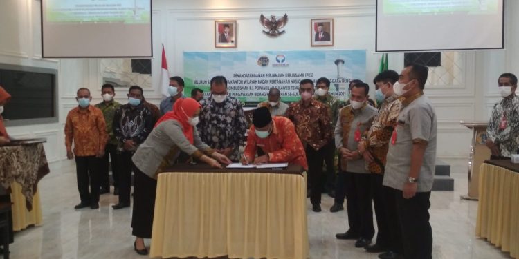 Tingkatkan Kualitas Pelayanan Publik, BPN Sultra dan Ombudsman Sultra Teken Kerjasama