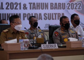 Operasi Lilin 2021, Polda Sultra Fokus Penanganan Pasca Bentrok dan Varian Omicron