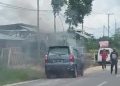 Satu Unit Mobil di Kendari Terbakar, Diduga Akibat Aki Meledak