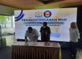 Penandatanganan MoU Kadin Sultra Bersama dengan 14 Lembaga di Sultra