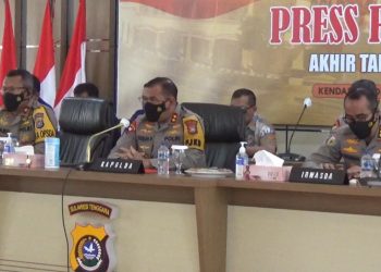 Polda Sebut Kasus Kejahatan di Sultra Menurun Sepanjang 2021