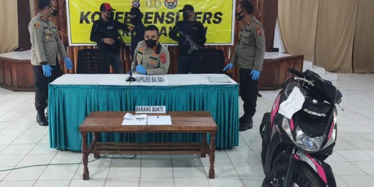 Curi Motor Milik Sesama Tukang Ojek, Pria di Baubau Ditangkap Polisi