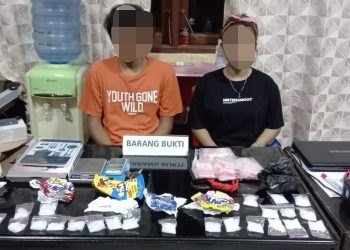 Edarkan Sabu, Polisi Tangkap Driver Online dan Satu Remaja Perempuan di Kendari