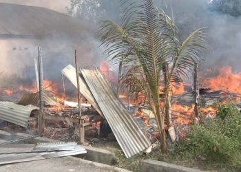 Satu Asrama Mahasiswa Bersama Dua Unit Motor Ludes Dilalap Si Jago Merah