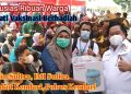 Mak-mak Serbu Vaksinasi Berhadiah Minyak Goreng di Kendari