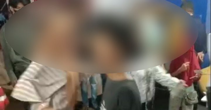 Ketgam: Potongan video yang memperlihatkan joget bersama di stand pameran HPN milik Bank Sultra.