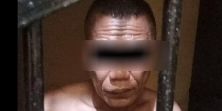 Ketgam: Seorang pria inisial H (50) diamankan Kepolisian Sektor (Polsek) Tongkuno, Jumat (11/3/2022).