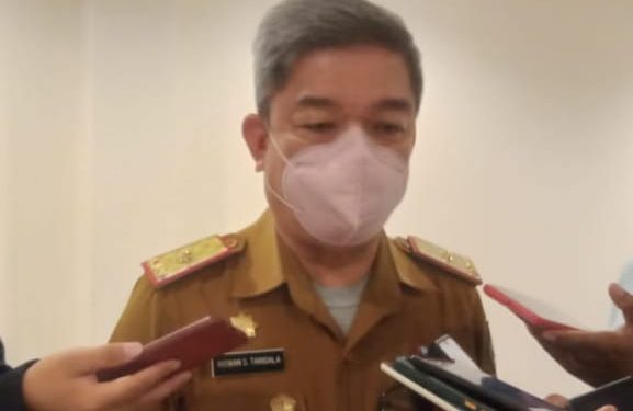 Ketgam : Kepala Badan Perencanaan dan Pembangunan Daerah (Bappeda), Kota Kendari, Ridwan Syah Taridala