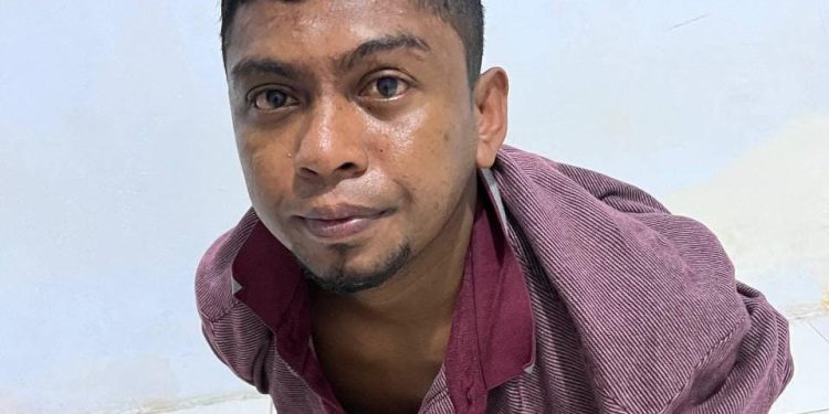 Ketgam: Pelaku KDRT di Konawe Utara. Foto: Istimewa