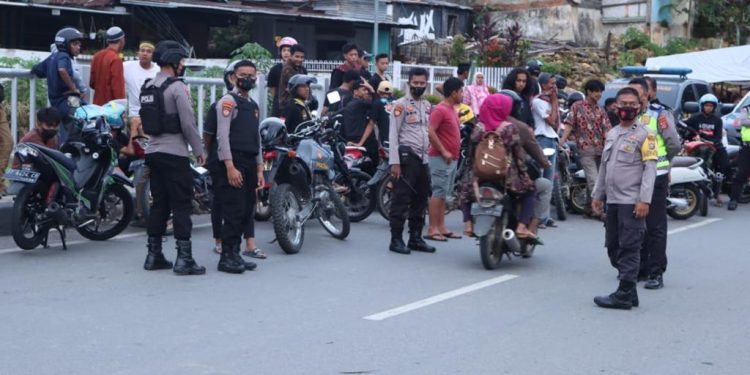 Ketgam: Sejumlah pengendara terjaring razia Operasi Tertib Ramadhan. Foto: Istimewa