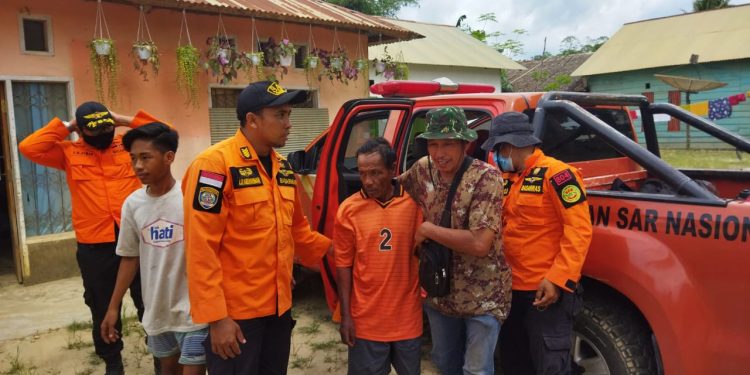 Ketgam: Korban yang hilang di dalam hutan ditemukan selamat. Foto: Istimewa