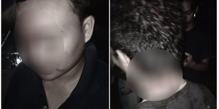 Ketgam: Dua korban penyerangan OTK di sekretariat mahasiswa di Kendari. Foto: Istimewa