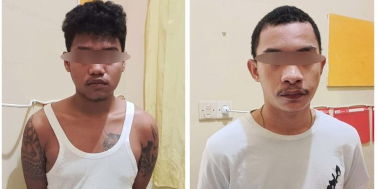 Ketgam: Dua pelaku pemalakan dan pencurian di Baubau. Foto: Istimewa