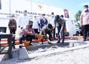 Wapres Letakkan Batu Pertama Pembangunan Kawasan Industri di Konawe Utara