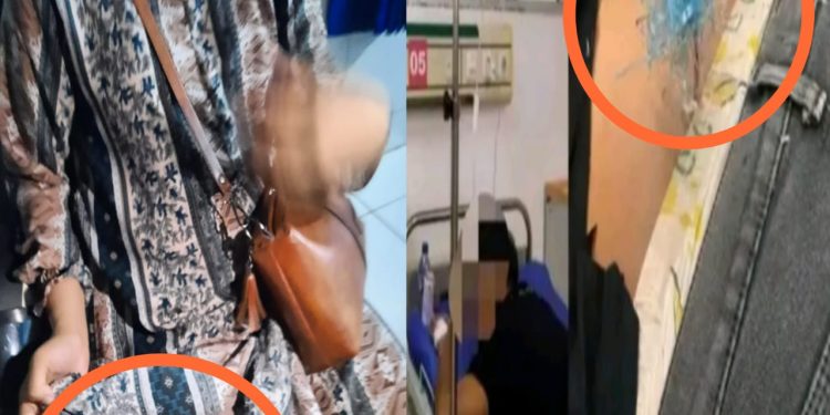 Ketgam : Dua korban pembusuran orang tidak dikenal (OTK) di Kota Kendari, pada Minggu 15 Mei 2022.