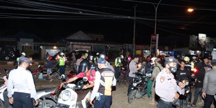 Ketgam : Razia yang digelar Polresta Kendari
Foto : istimewa