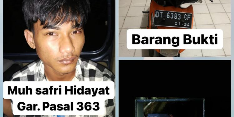 Ketgam : pelaku dan barang bukti yang diamankan, Foto : Istimewa