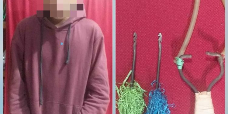 Ketgam : tersangka MNA dan BB yang diamankan polisi
Foto : istimewa