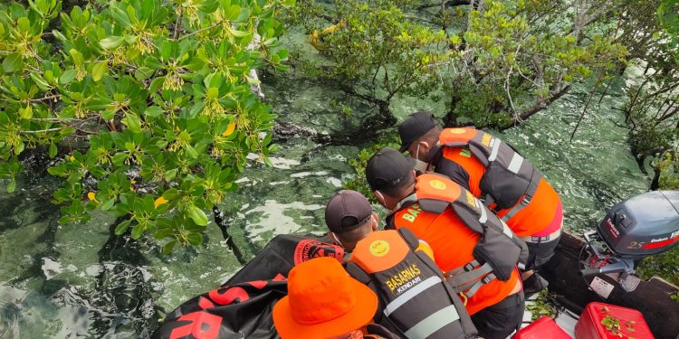 Ketgam : Jenazah korban ditemukan di pinggir hutan bakau. Foto: Istimewa