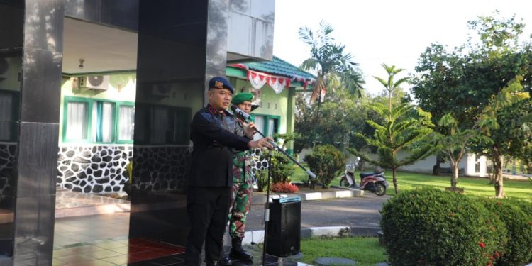 Ketgam : Wadanyon A Pelopor Sat Brimob Polda Sultra, Kompol I Ketut Arya Wijanarka. Foto: Istimewa