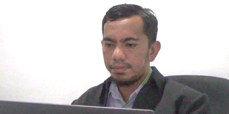 Ketgam : Pemimpin cabang PT Pegadaian Kendari, Rahmat Saleh