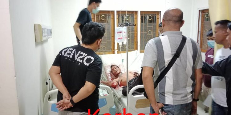 Foto: Korban saat dirawat di RSUD Kendari