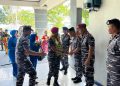 Silaturahmi Danlantamal VI Makassar ke Lanal Kendari, Minta Prajurit Jaga Citra TNI-AL
