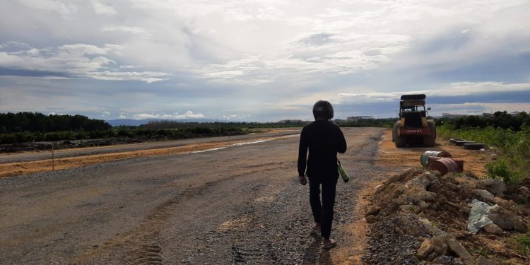 Ketgam : lokasi Inner Ring Road di Jalan Z.A Sugianto
Foto : Annisa Aprilia Monoarfa