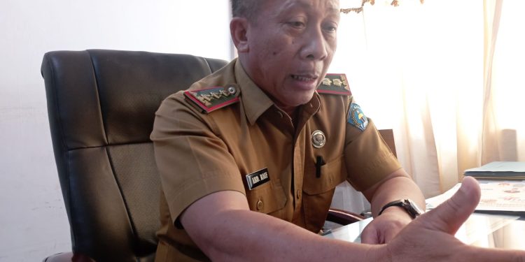 Ketgam : Kepala Dinas Sosial (Dinsos) Kota Kendari, Abdul Rauf.