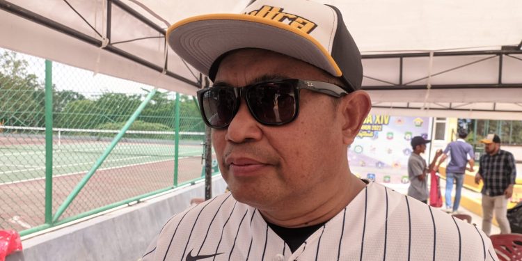 Ketgam : Ketua Pengprov Perbasasi Sulawesi Tenggara, Pahri Yamsul