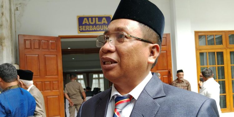 Ketgam : Kepala Kantor Wilayah Kementrian Agama (Kemenag) Sulawesi Tenggara (Sultra), Zainal Mustamin.