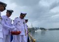Peringati Hari Dharma Samudera, Danlanal Kendari Pimpin Upacara Tabur Bunga