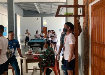 781 Casis Prajurit TNI AL Jalani Tes Kesehatan Di Lanal Kendari