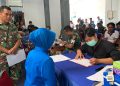 Rayakan HUT ke 77, Polisi Militer Angkatan Laut Gelar Donor Darah