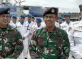 Danlanal Kendari Minta Prajurit Tingkatkan Jiwa Patriot dan Kedisiplinan di HUT Pomal 77
