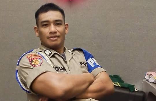 Bripka Dedi Mushari personel Did Propam Polda Sultra. (Foto : Istimewa).