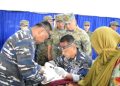 Pengobatan Gratis TNI AL dan Negara Sahabat di MNEK Menyasar Masyarakat Pesisir Makassar