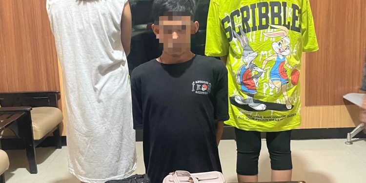 Korban dan pelaku diringkus polisi