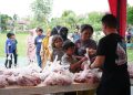 Momen Idul Adha 1444 H Lanal Kendari Salurkan 12 Ekor Hewan Kurban Bagi Masyarakat Kurang Mampu