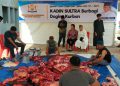Kadin Sultra Salurkan Daging Kurban untuk Masyarakat Kurang Mampu di Kota Kendari