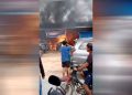 Bengkel di Kendari Terbakar Hanguskan 2 Unit Mobil
